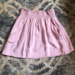 Pink Skirt With Pockets